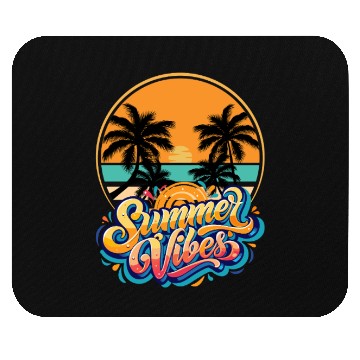 Discover Tropical Sunset Summer Vibes Design Mouse Pads