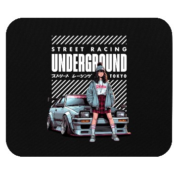 Discover Japanese Underground Street Racing - JDM Car Mouse Pads