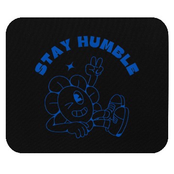 Discover Playful Happy Humming Character Design Mouse Pads