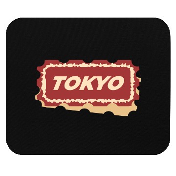 Discover Tokyo Travel Ticket Mouse Pads