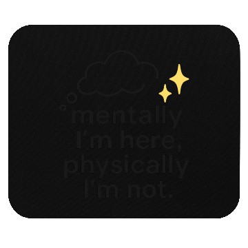 Discover Whimsical Cloud Brain Teaser Design Mouse Pads