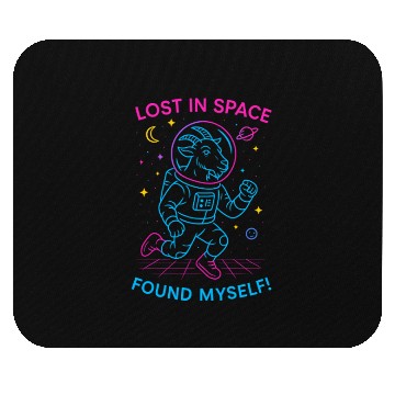 Discover Lost in Space – Found Myself Goat Astronaut Mouse Pads