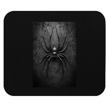 Discover Black Widow Style Spider Art Mouse Pads