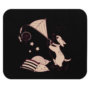Discover Whimsical Dachshund with Dreamcatcher Mouse Pads