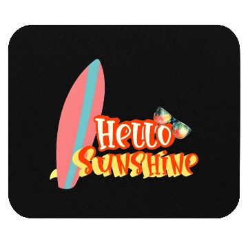 Discover Hello Sunshine Summer Vibes  Mouse Pads