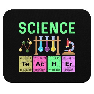 Discover Science Art Teacher - Colorful Periodic Table Mouse Pads