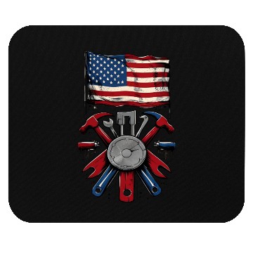 Discover Union Strong: American Worker Mouse Pads