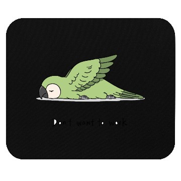 Discover Red-shouldered Macaw Mouse Pads
