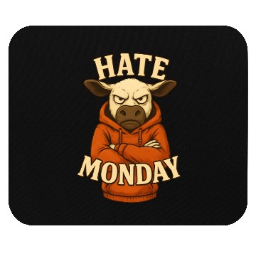 Discover Grumpy Cow in Mouse Pads