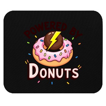Discover Powered By Donuts Mouse Pads