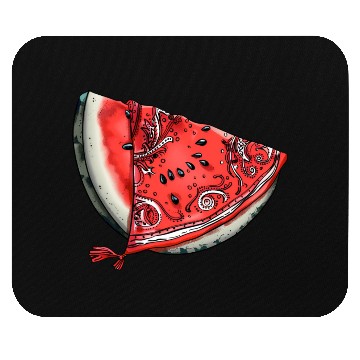 Discover Streetwear Watermelon Slice - Fresh Summer Fruit Mouse Pads