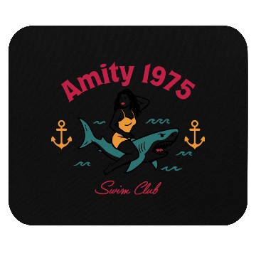 Discover Swim Club 1975 American Retro Mouse Pads