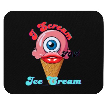 Discover I Scream Mouse Pads