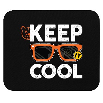 Discover Keep It Cool Sunglasses Design Mouse Pads