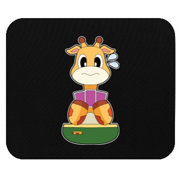 Discover Giraffe Poker Poker cards Mouse Pads