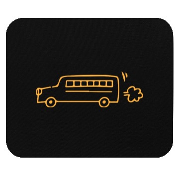 Discover School Bus Mouse Pads – Back to School Vibes
