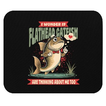 Discover Flathead Catfish Mouse Pads