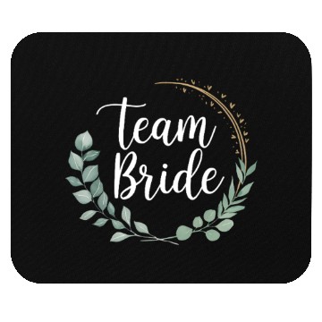Discover Team Bride Bridesmaid Eucalyptus Wedding Mouse Pads