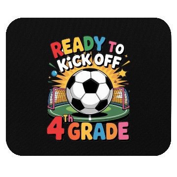 Discover Fun Back To School Ready To Kick Off 4th Grade Kid Mouse Pads