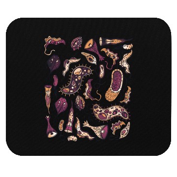 Discover Abstract Alien Microbial Pattern Mouse Pads
