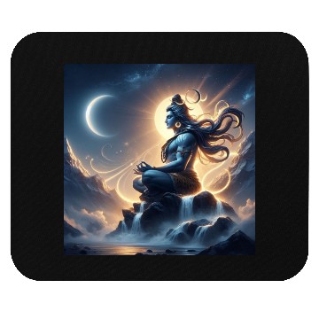 Discover Celestial Meditation Oracle Design Mouse Pads