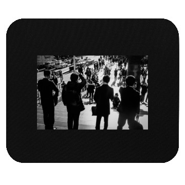 Discover Business Venture: The Red Steps  Mouse Pads