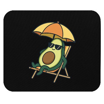 Discover Chill Avocado with Sunshade Mouse Pads