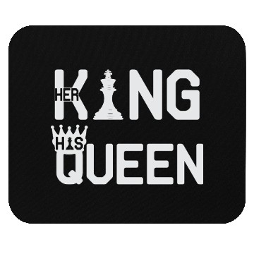 Discover Her King His Queen Chess Motivation Lover Humor Mouse Pads