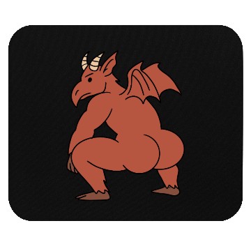 Discover Jersey Devil Retro Cartoon Design Mouse Pads