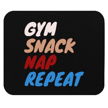 Discover Fitness Motivation Script Mouse Pads