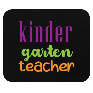 Discover Colorful Kindergarten Teacher Design Mouse Pads