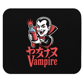 Discover Vampire Cartoon Character with Potion Mouse Pads