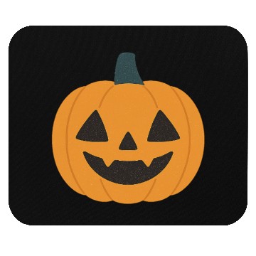 Discover Festive Pumpkin Jack-o'-Lantern Design Mouse Pads
