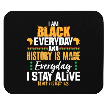 Discover Black History Month Empowerment Design Mouse Pads
