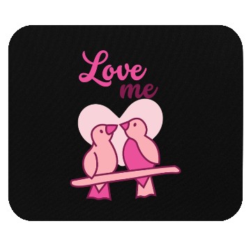 Discover Love me birds Mouse Pads