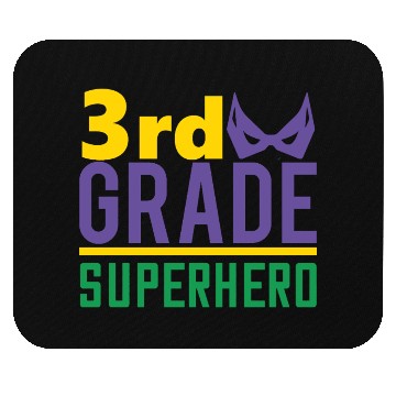 Discover 3rd Grade Superhero Mouse Pads