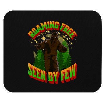 Discover Roaring Forest Bigfoot Design Mouse Pads