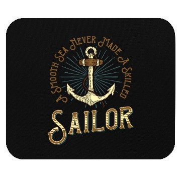 Discover Vintage Nautical Sailor Anchor Captain Skull Mouse Pads