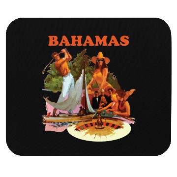 Discover Bahamas, Collage Mouse Pads