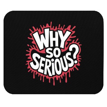 Discover Whimsical Question Typography Design Mouse Pads