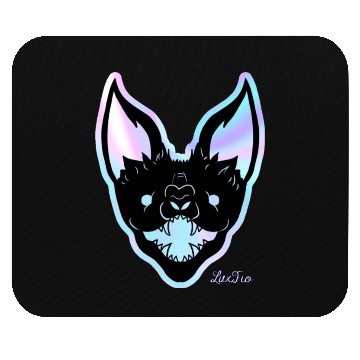 Discover Neon Lit Fierce Bat Design Mouse Pads