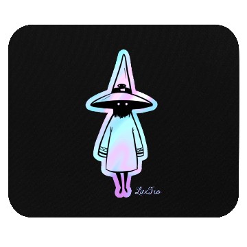 Discover Mystical Witch with Neon Aura Mouse Pads