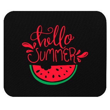 Discover Hello Summer Watermelon Mouse Pads