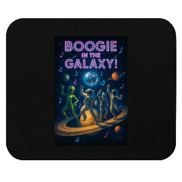 Discover Boogie Galaxy Astronaut Dance Scene Mouse Pads