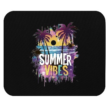 Discover Tropical Sunset Summer Vibes Design Mouse Pads