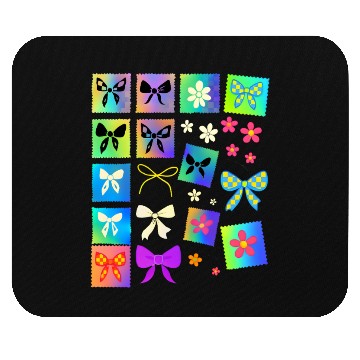 Discover Pastel Aesthetic Stam Y2K Cute Girly Coquette Bow Mouse Pads