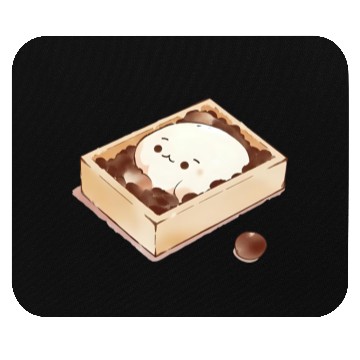 Discover Kawaii Mochi Cookie Illustration Mouse Pads