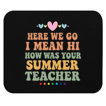 Discover Summer Teacher Appreciation Quote Design Mouse Pads