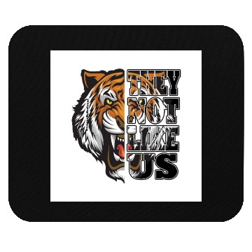 Discover Bold Tiger and Protest Message Design Mouse Pads