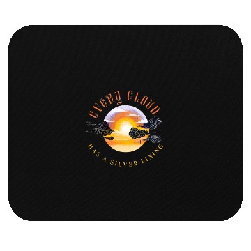 Discover Ecliptic Cloud Sunset Illustration Mouse Pads